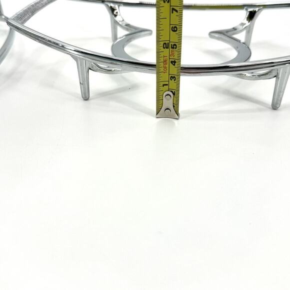 Lot Of 3 Corning Ware P-7-M-1 Casserole Cradle Chrome Trivet Hold 1.5 Quart Dish - Picture 6 of 15